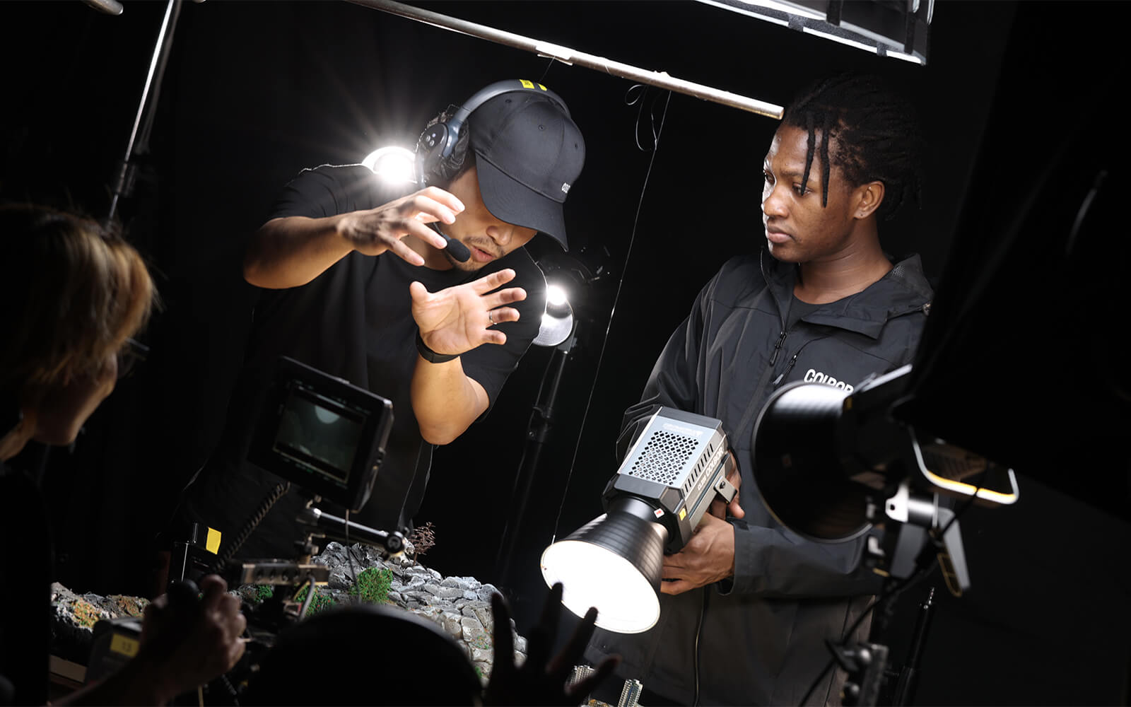 Use of COLBOR CL220 LED constant light for photography