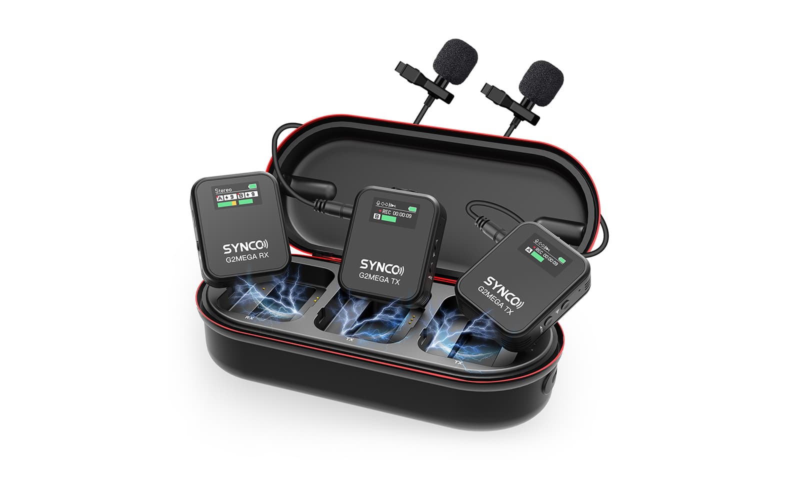 Micrófono inalámbrico SYNCO 2.4G para filmar G2 Mega